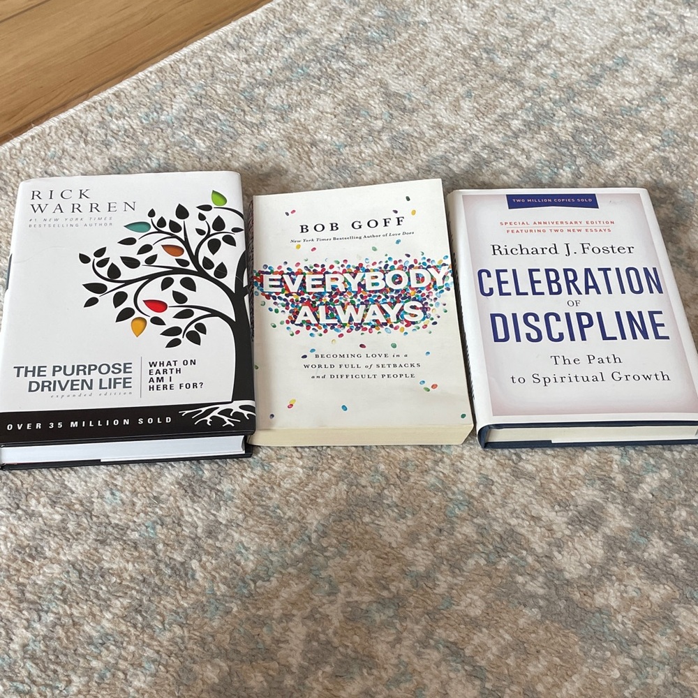 Set of 3 Inspirational Christian Books l